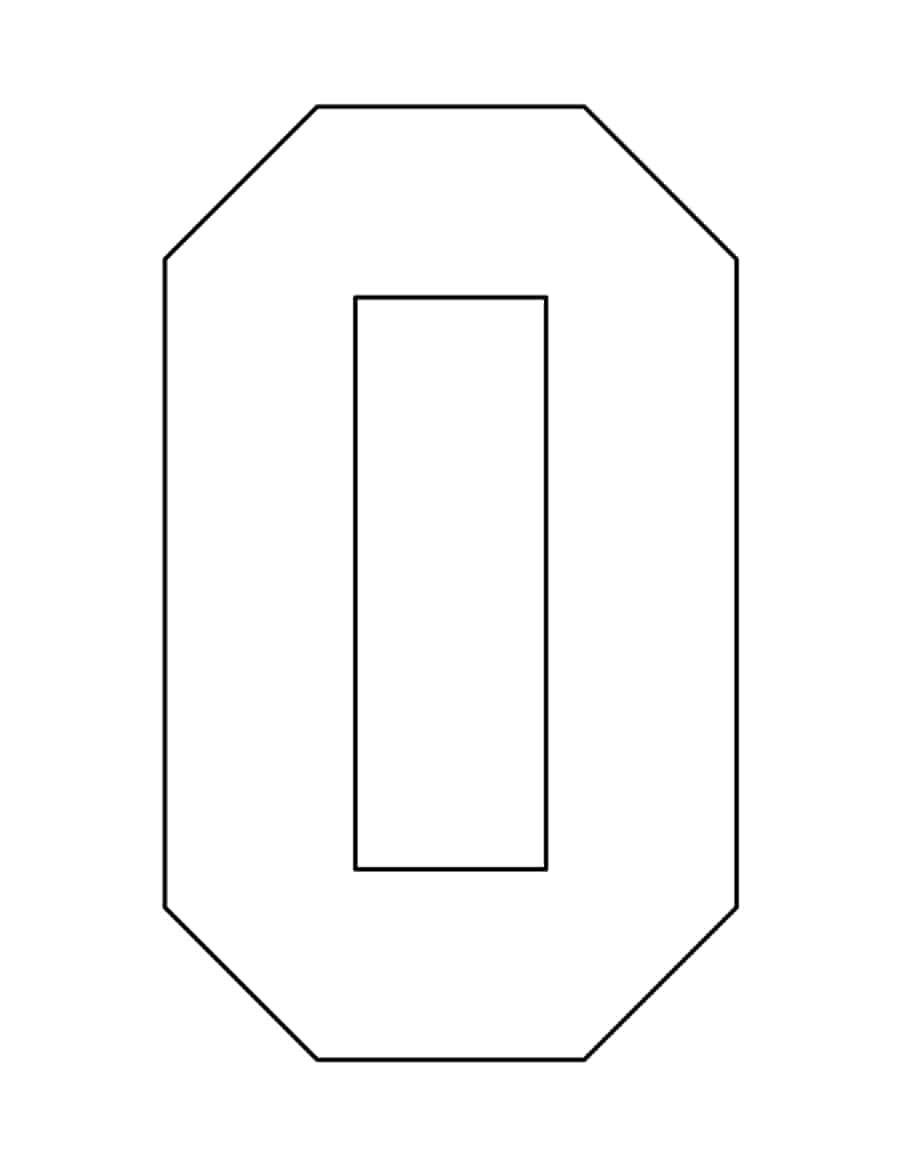 Letter O Kids Coloring Pages Pdf Free Vectors